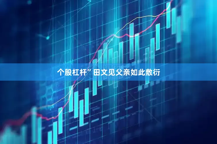 个股杠杆”田文见父亲如此敷衍